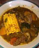 Carbonada con carne y vegetales 🌽