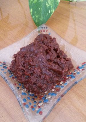 Una foto de Salsa de tomates secos