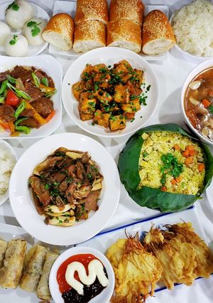 Hình của món Mâm cúng chay mừng Lễ Phật Đản.