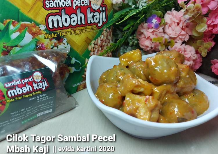 Resep Cilok Tagor Sambal Pecel Mbah Kaji, Enak Banget