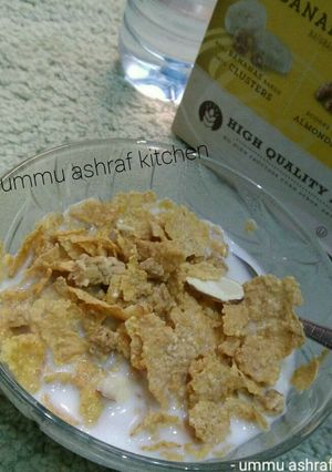 A picture of Corn flakes.
