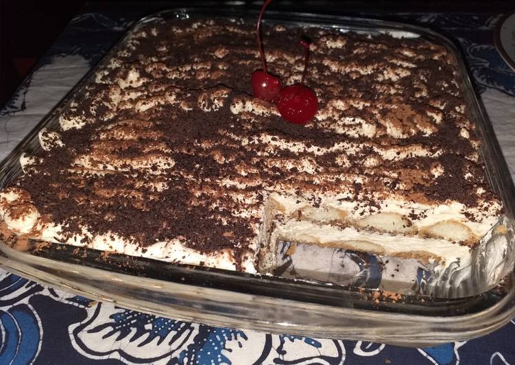 Cara membuat Tiramisu Simple &amp; Ekonomis🍰  Anti Gagal