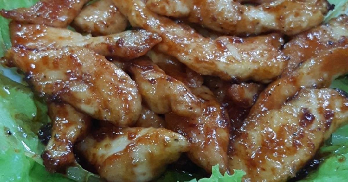 สูตร Grilled Chicken Mayo Sauce โดย ครัวบ้านจินนี่ Cookpad