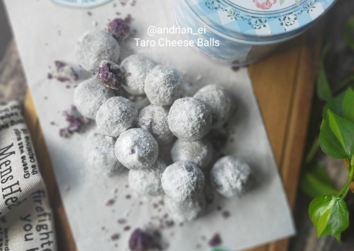 Taro Cheese Ball