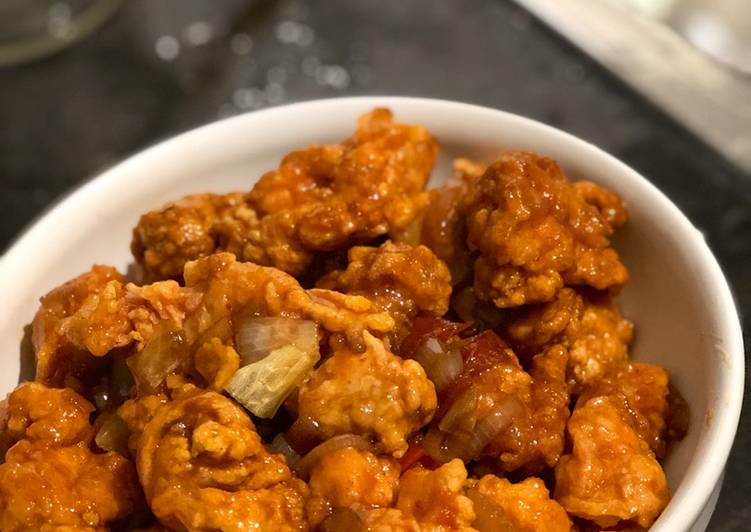 Deep Fried Chicken Fillet with Worcestershire Sauce