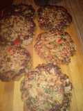 Hamburguesa casera de carne picada
