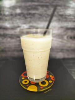 Una foto de Batido de melón y coco