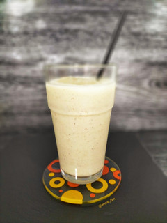 Una foto de Batido de melón y coco