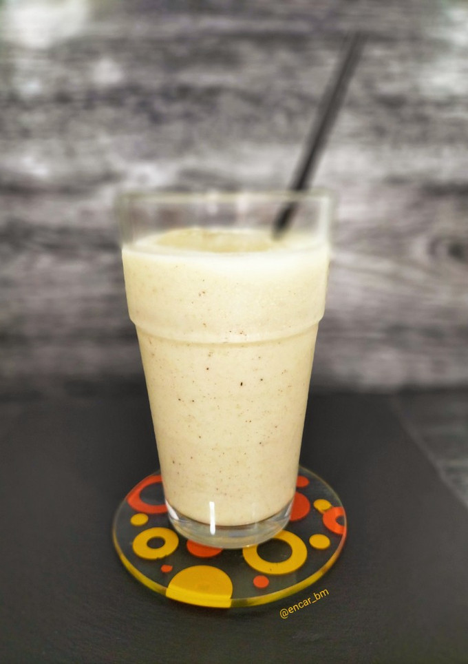 Una foto de Batido de melón y coco
