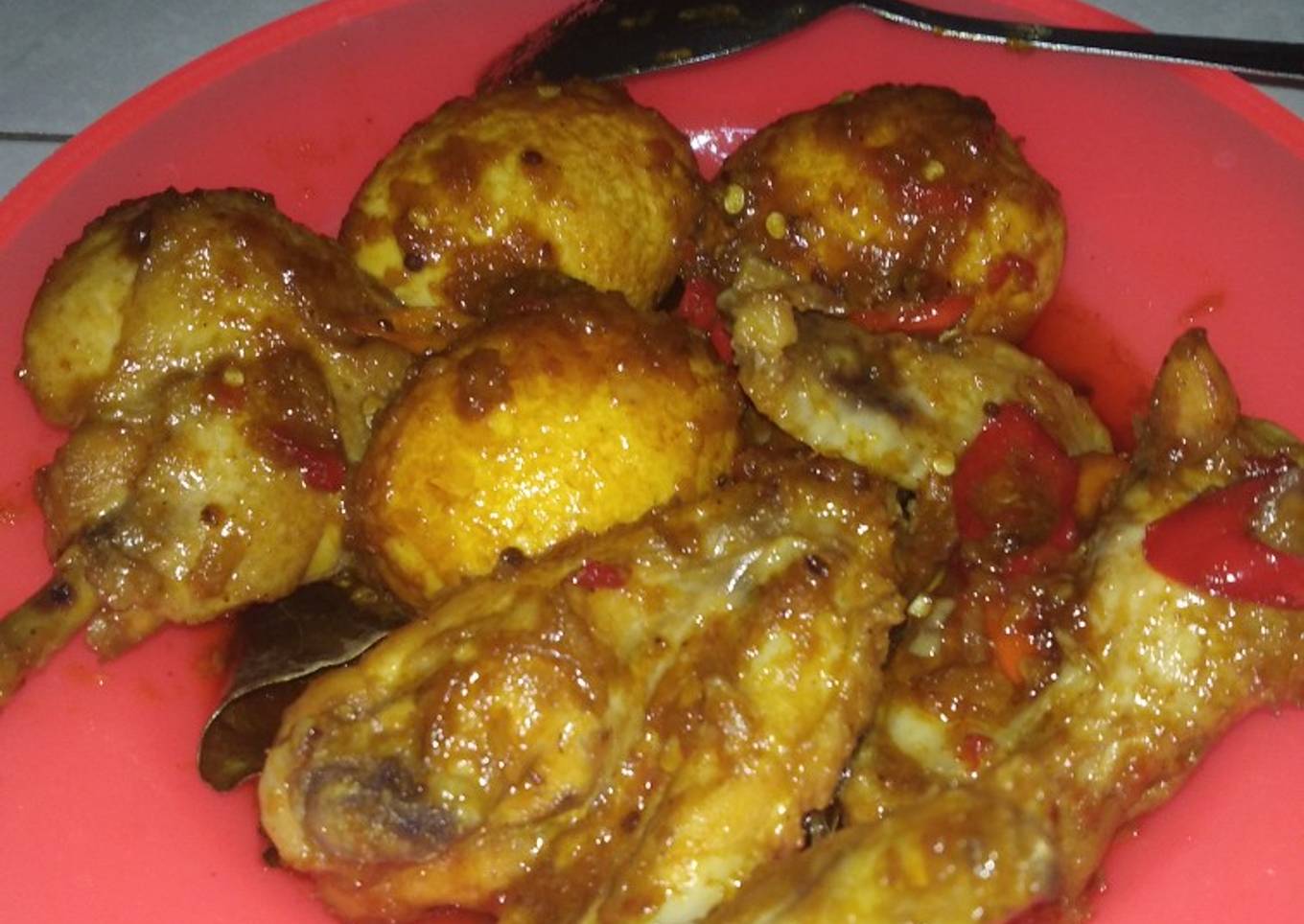 Ayam Kecap Telur Balado Saos Tiram