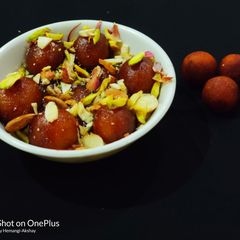 Khoya Gulab jamun A picture of Khoya Gulab jamun.