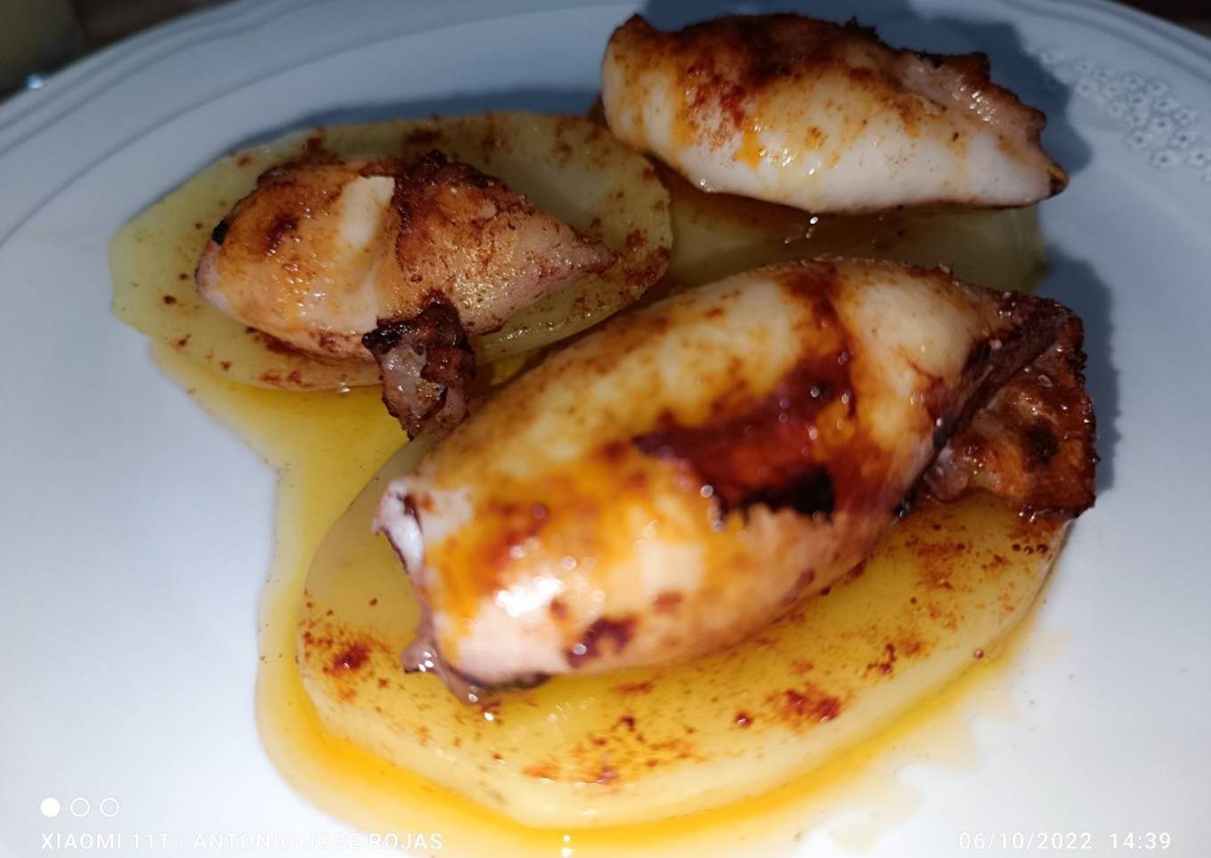 Calamarcitos y patatas