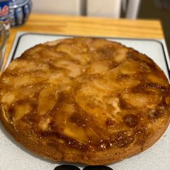 A picture of Pear Upside Down Cake.