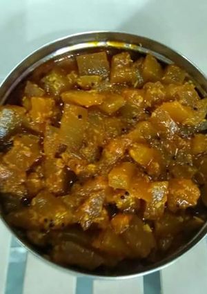 A picture of Watermelon sabzi.
