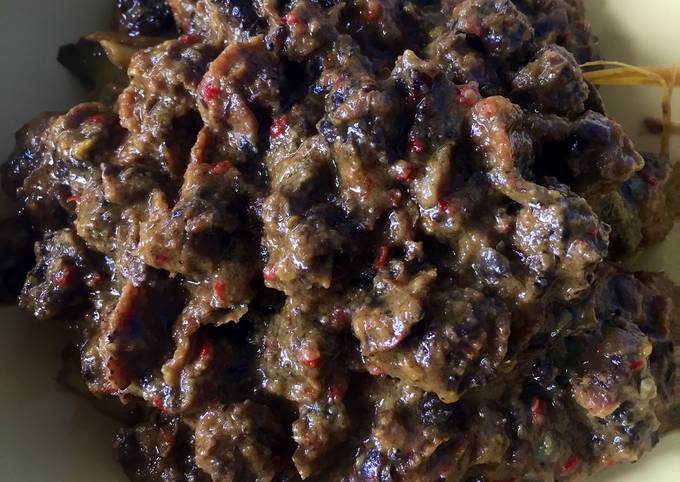 Sambal rendang Kerang