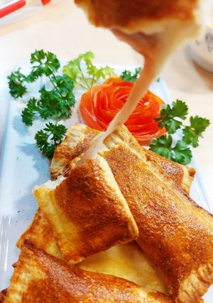氣炸起士年糕吐司卷 的食譜成品照片