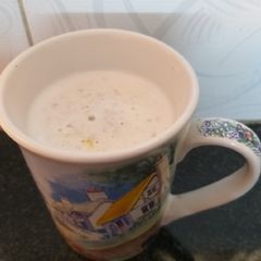 A picture of Badam milk.