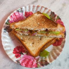 A picture of Vegetable Mayo sandwich.