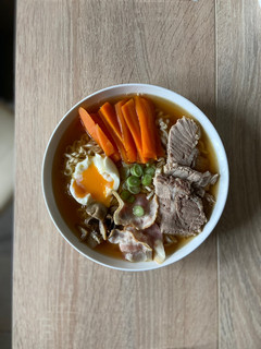 Una foto de Ramen casero