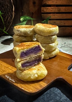 Foto resep Bakpia Ubi Ungu (teflon)