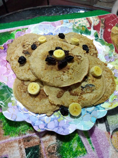 Una foto de Tortitas de harina integral