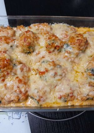 Una foto de Malfatti de Ricota y Espinaca