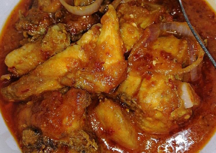 Resepi Ayam pedas Simple dan Ringkas