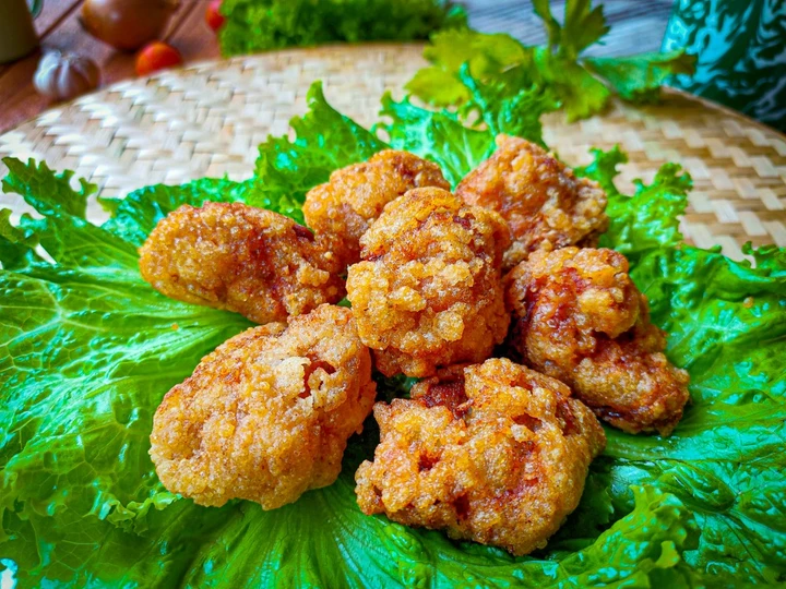 Langkah Gampang Membikin Resep Chicken Karage - Karaage Asli Jepang ala Chef Muhammad yang  Bikin Ketagihan Anti Ribet, Uenak Banget