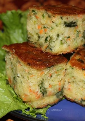A picture of Savory Thick Pancakes.