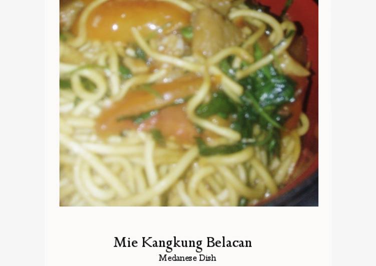 Mie Kangkung Belacan