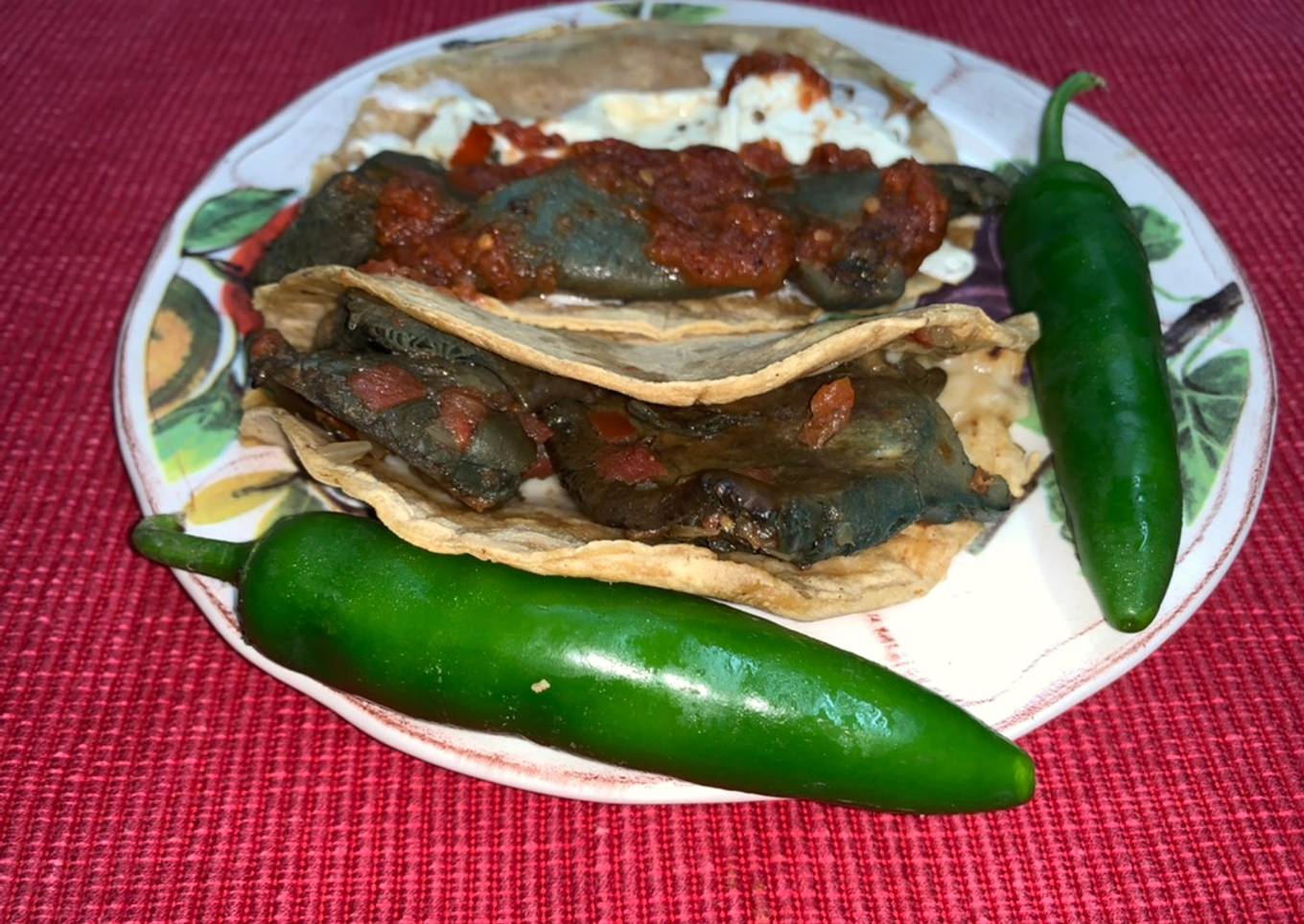 Hongos azules eléctricos