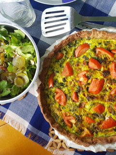 Una foto de Quiche vegetariana en Monsieur Cuisine