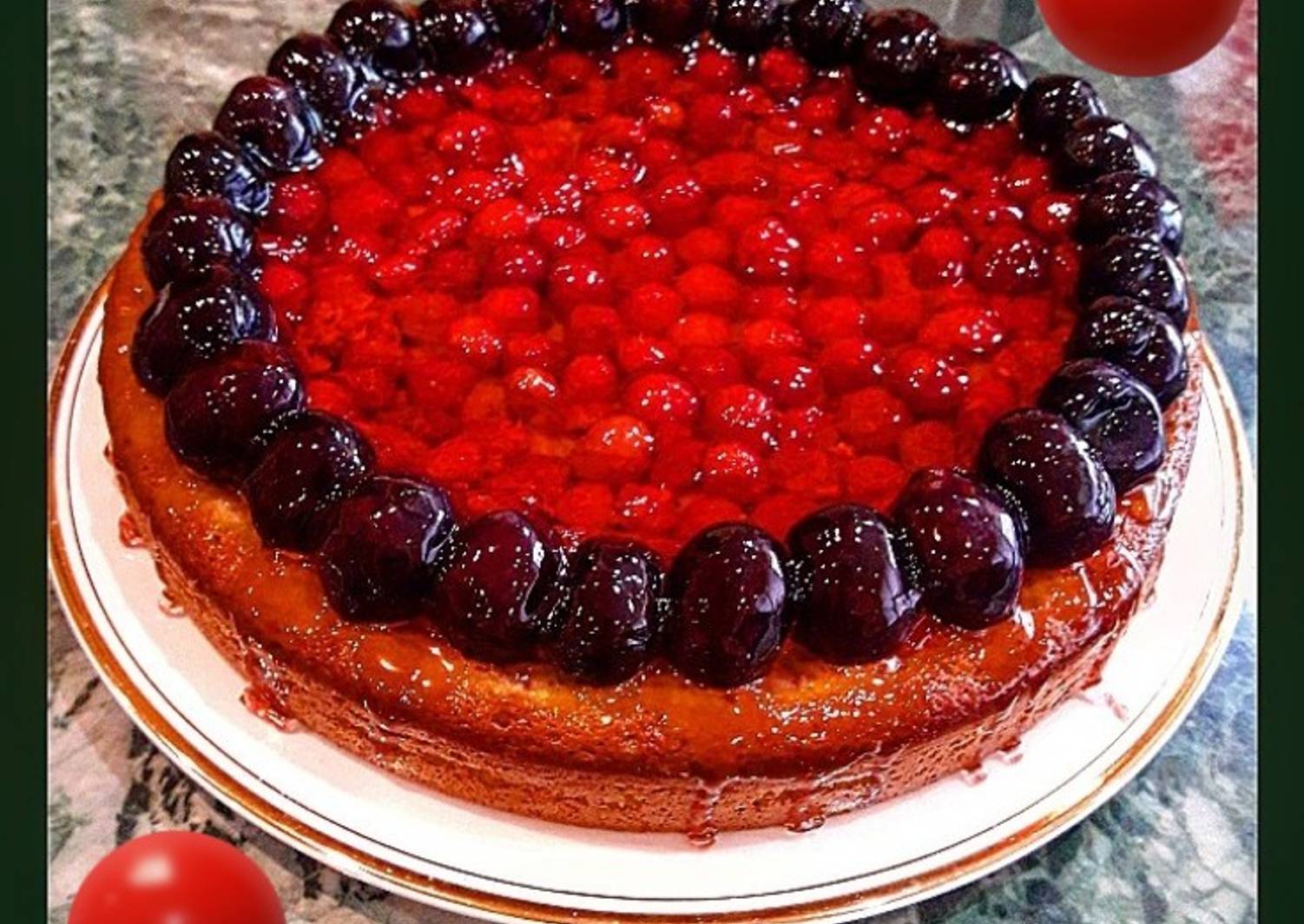 Пирог с красным виноградом рецепт