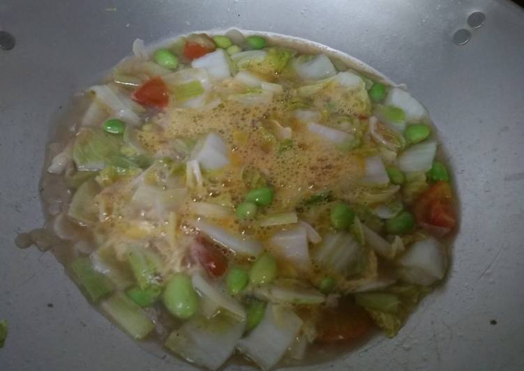 Cara Musim Dingin SempurnaTumis Edamame Sawi Putih