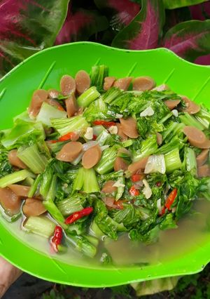 Foto resep Tumis Sosis Sawi Pahit