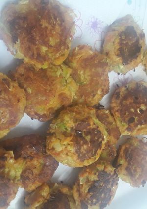 Una foto de Croquetas de zanahoria y zapallito