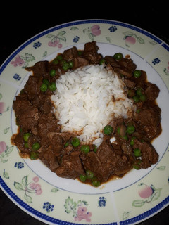 Marhahúsos, gombás májas ragu recept fotója