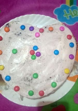 A picture of Ice cream And chocolate cake.