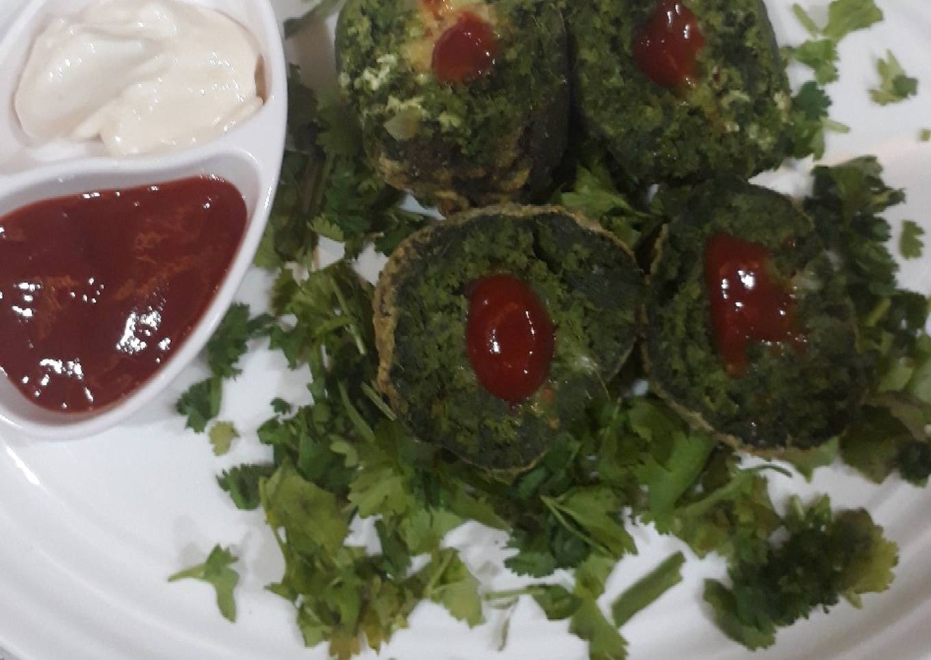 Spinach cheese balls