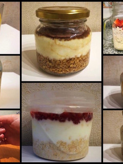 Una foto de Desayunos en frasco con avena light, completos y saludables para variar las mañanas