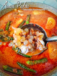 Gambar Asam pedas telur ikan mayong/duri