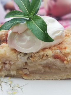 Una foto de Tarta crumble de manzana 🍏