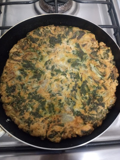 Una foto de Tortilla de acelga