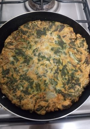 Una foto de Tortilla de acelga