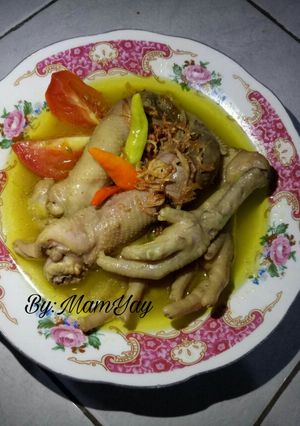 Foto resep Kpala Ceker Kuah Kuning