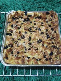 Foto resep Puding roti tawar panggang