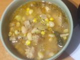Porotos granados con chicharrones