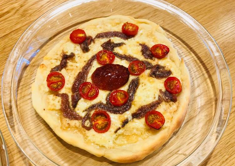 Pizza Bianca Recipe By Aoi Nakakoji Cookpad