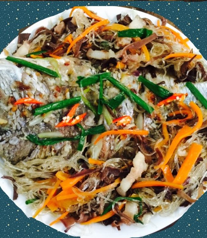 Hình của món Cá hanh hấp.