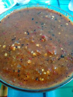 Una foto de Salsa de chile de árbol asada